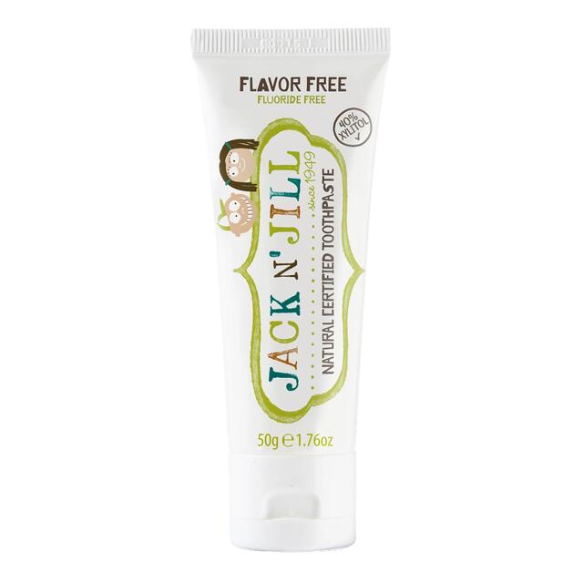 Jack N' Jill Natural Certified Toothpaste Flavour Free 50g