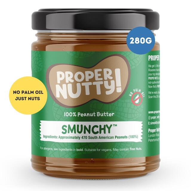 Proper Nutty Nowt but Nuts Peanut Butter