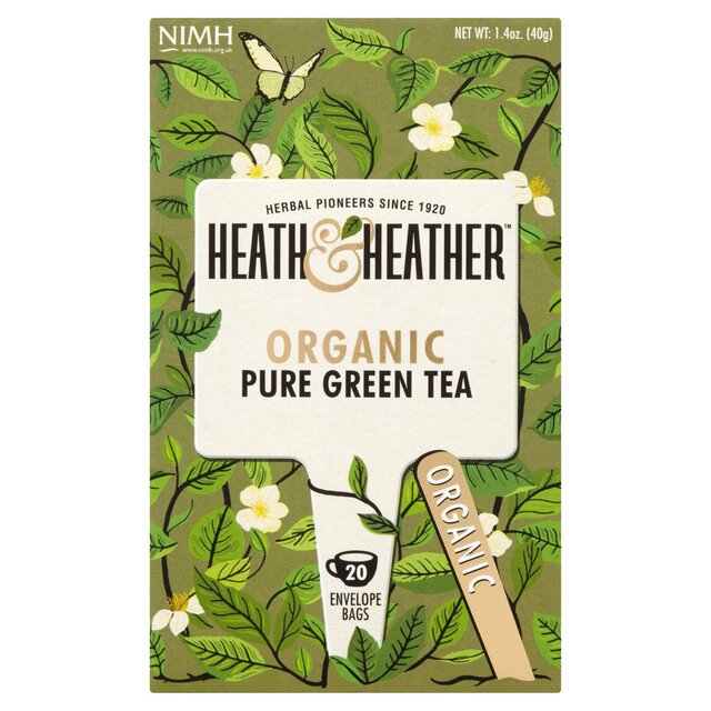 Heath & Heather Organic Pure Green Tea