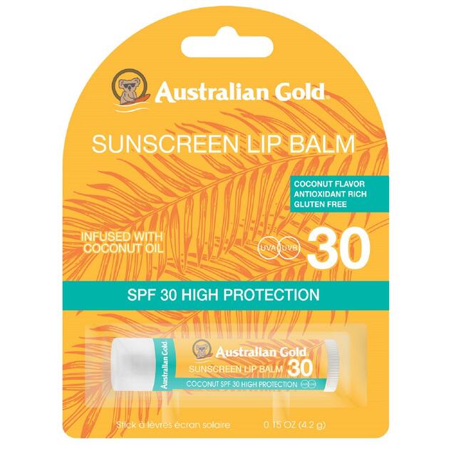 Australian Gold SPF 30 Sunscreen Lip Balm, Coconut thumbnail 2