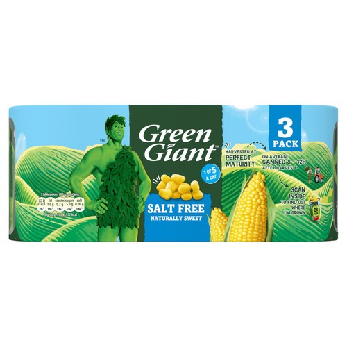 Green Giant Salt Free Sweetcorn thumbnail 3