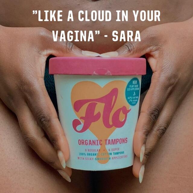 FLO Organic Applicator Tampons, Regular + Super Combo Pack thumbnail 8