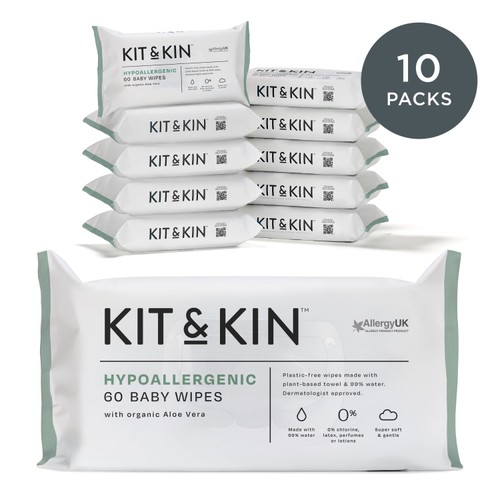 Kit & Kin Hypoallergenic Baby Wipes Multipack thumbnail 3