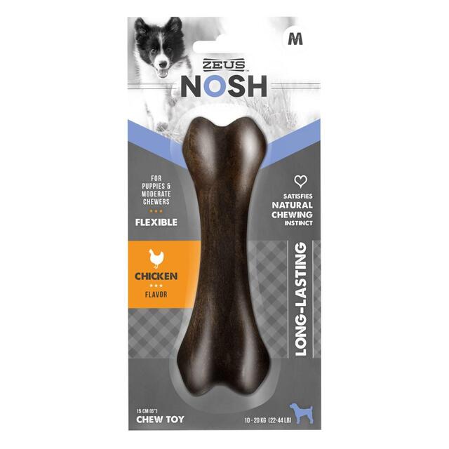 Zeus Nosh Flexible Chew Bone, Chicken, Medium