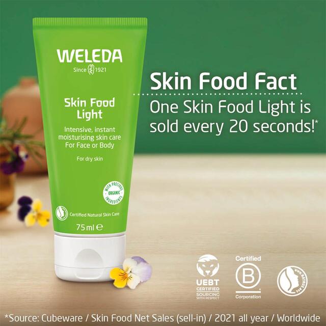 Weleda Skin Food Light Moisturiser Face and Body Natural Organic Dry Skin thumbnail 3