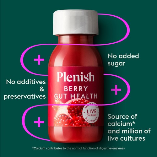Plenish Berry Gut Health Shot thumbnail 5