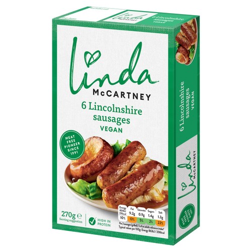 Linda McCartney Vegetarian Lincolnshire Sausages thumbnail 2