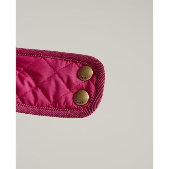 Joules Raspberry Quilted Coat Small thumbnail 5