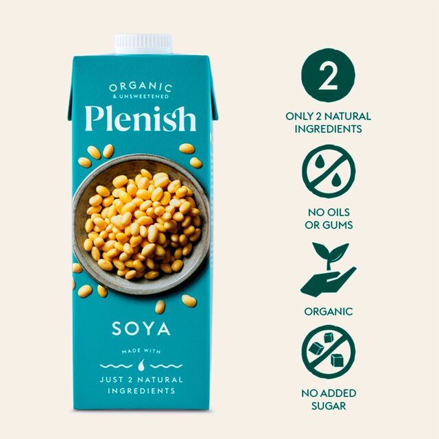 Plenish Organic Soya Unsweetened Drink Long Life thumbnail 6