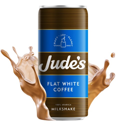 Jude's Flat White Coffee Milkshake Can thumbnail 2