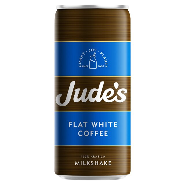 Jude's Flat White Coffee Milkshake Can