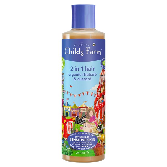 Childs Farm Kids Rhubarb & Custard 2 in 1 Shampoo & Conditioner