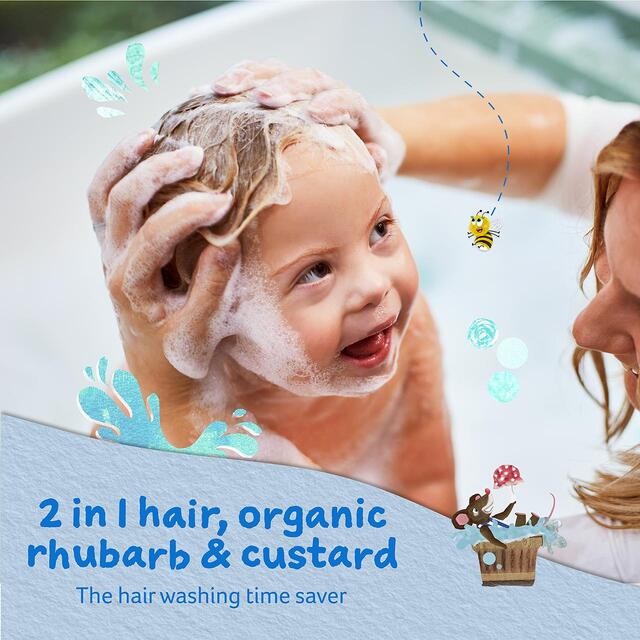Childs Farm Kids Rhubarb & Custard 2 in 1 Shampoo & Conditioner thumbnail 2