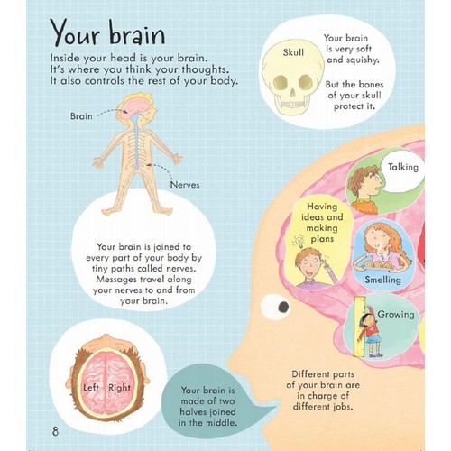 Look Inside Your Body, Lift The Flaps, Usborne Books thumbnail 2