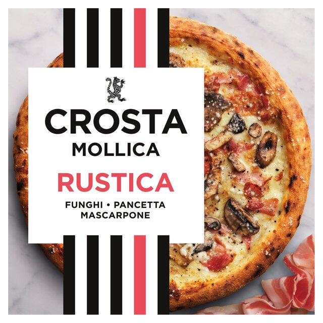 Crosta Mollica Rustica Sourdough Pizza with Pancetta & Mushrooms