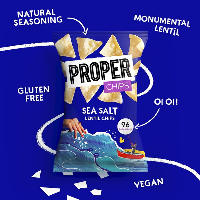 Properchips Sea Salt Lentil Chips thumbnail 2