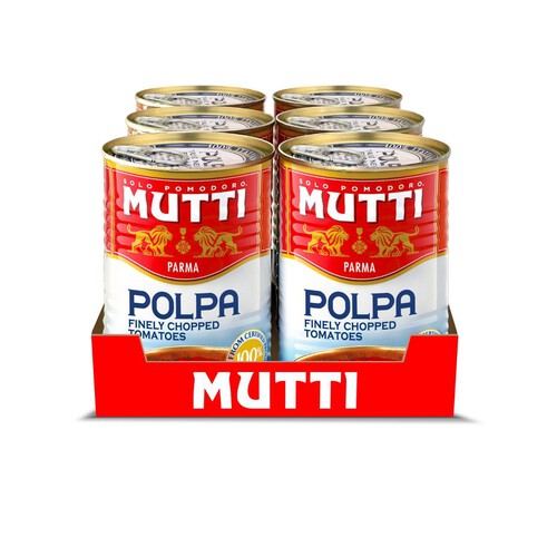 Mutti Polpa Finely Chopped Italian Tomatoes thumbnail 2