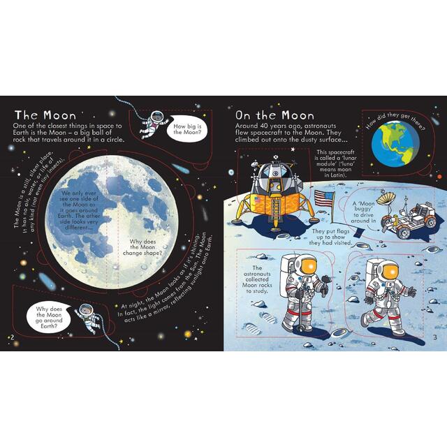 Look Inside Space, from Usborne thumbnail 2