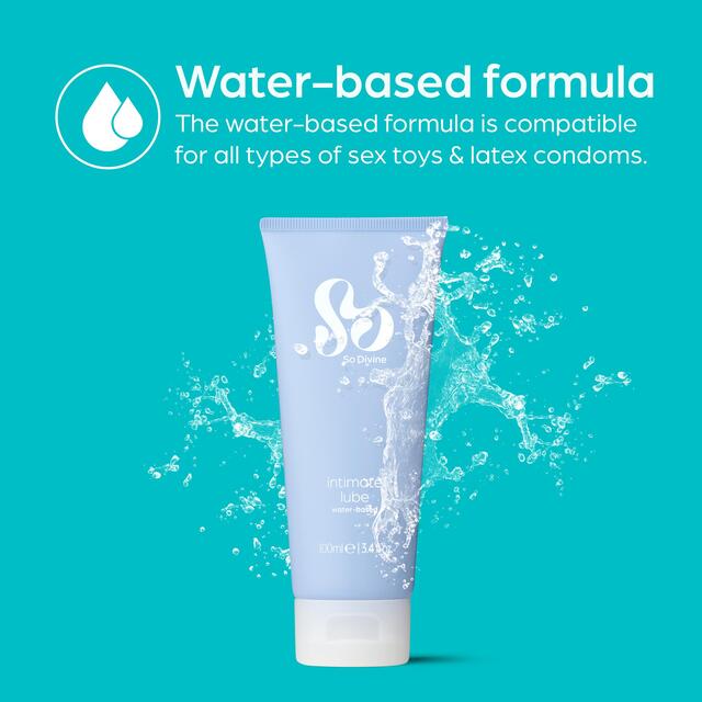 So Divine Water based Classic Lubricant Vegan Friendly thumbnail 3