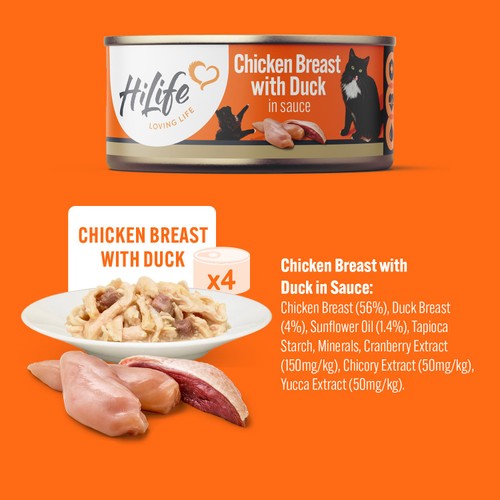 HiLife It's Only Natural Luxury Cat Food Meat Selection thumbnail 3