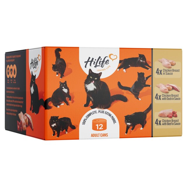 HiLife It's Only Natural Luxury Cat Food Meat Selection