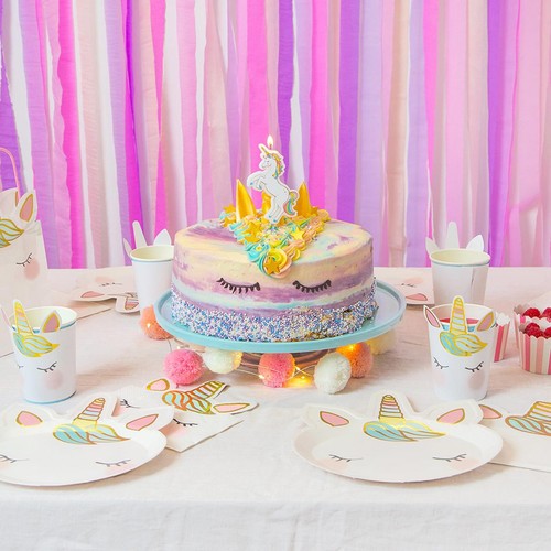 Talking Tables Unicorn Shaped Paper Plates thumbnail 4