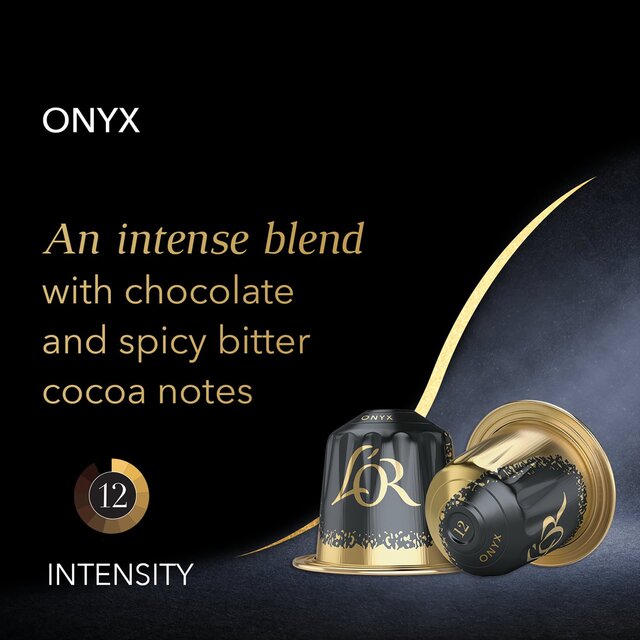 L'OR Onyx Coffee Pods x20 Intensity 12 thumbnail 4