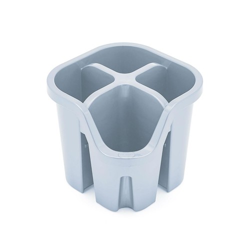 Addis 100% Recycled Cutlery Drainer, Light Grey