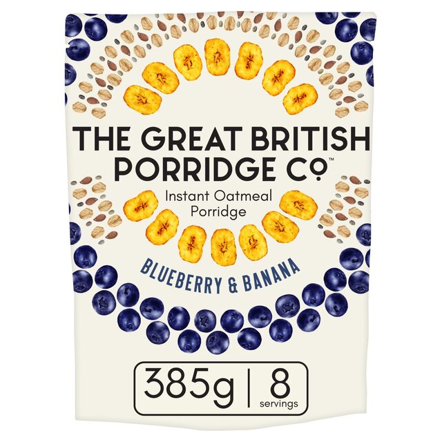 The Great British Porridge Co Blueberry & Banana Instant Porridge