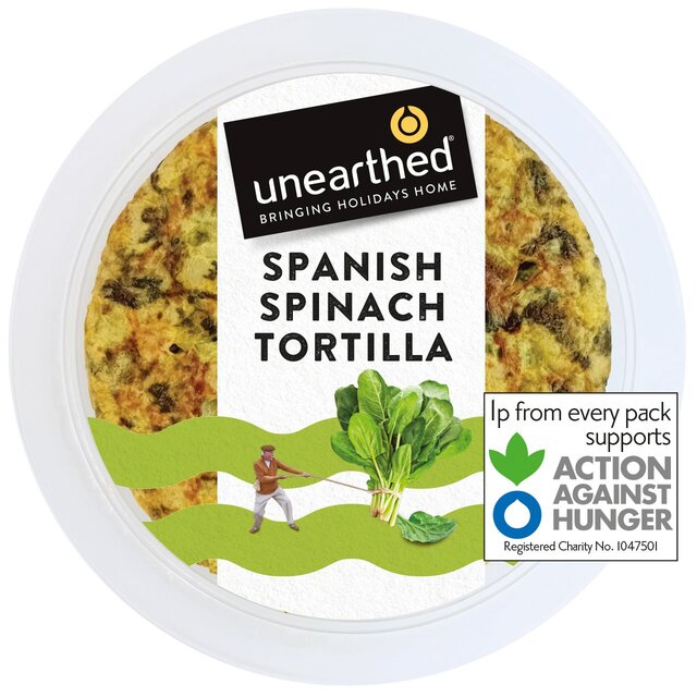 Unearthed Spinach Spanish Omelette