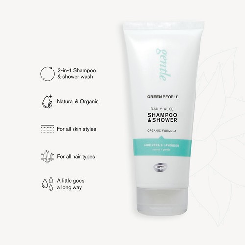 Green People Organic Shampoo & Shower Wash Daily Aloe thumbnail 3