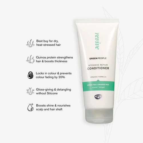 Green People Organic Conditioner, Intensive Repair, Vegan thumbnail 3