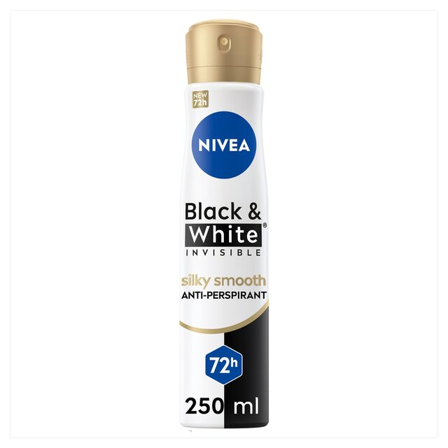 NIVEA Black & White Silky Smooth Anti-Perspirant Deodorant Spray