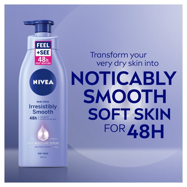 NIVEA Body Lotion for Dry Skin, Irresistibly Smooth thumbnail 3