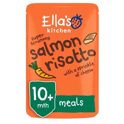 Ella's Kitchen Salmon Risotto with Cheese Baby Food Pouch 10+ Months thumbnail 2