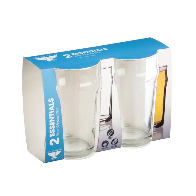 Ravenhead Essentials Nonik Pint Glasses Set 560mll thumbnail 2