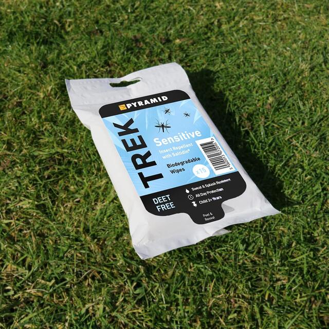 Pyramid Trek Sensitive Biodegradable Insect Repellent Wipes thumbnail 2