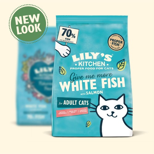 Lily's Kitchen Cat Fisherman's Feast White Fish with Salmon Dry Food thumbnail 3