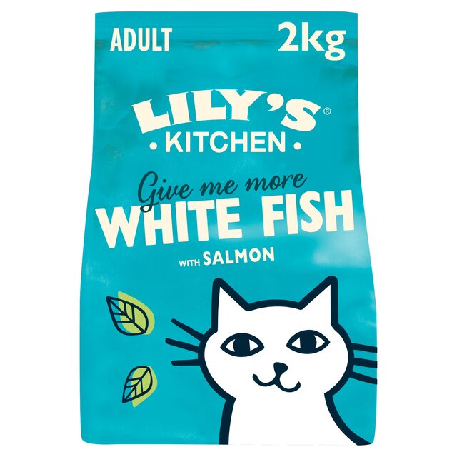 Lily's Kitchen Cat Fisherman's Feast White Fish with Salmon Dry Food