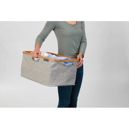 Brabantia 40 Litre Grey Foldable Laundry Basket thumbnail 2