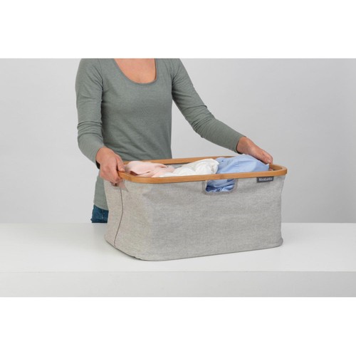 Brabantia 40 Litre Grey Foldable Laundry Basket thumbnail 5