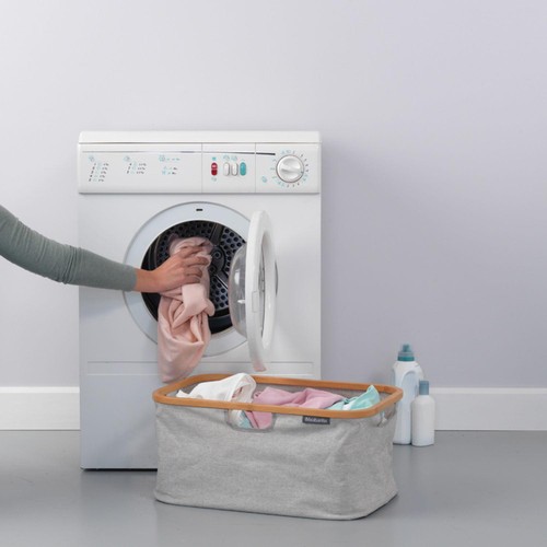 Brabantia 40 Litre Grey Foldable Laundry Basket thumbnail 7