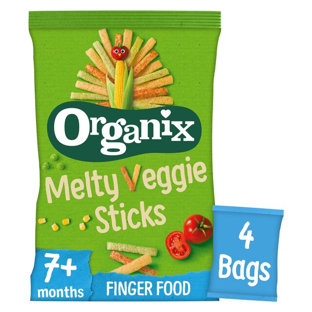 Organix Melty Veggie Sticks Organic Baby Puffs Multipack 7 months+