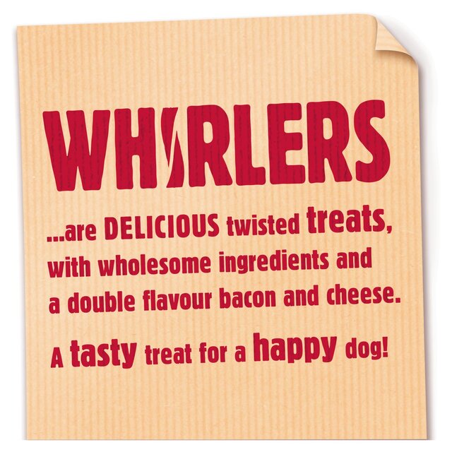 Bakers Whirlers Bacon & Cheese Dog Treats thumbnail 2