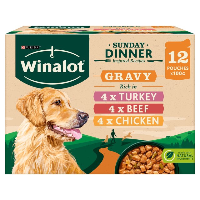 Winalot Sunday Dinner Mixed in Gravy Wet Dog Food