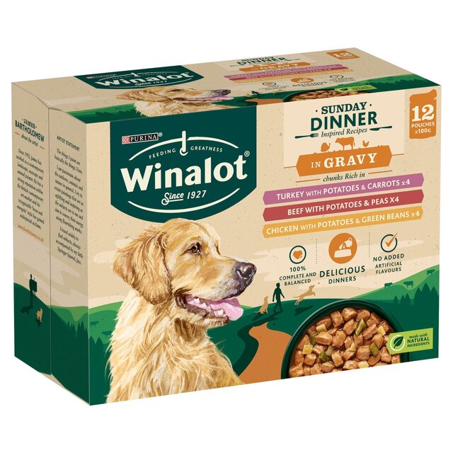 Winalot Sunday Dinner Mixed in Gravy Wet Dog Food thumbnail 3