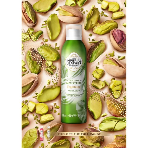 Imperial Leather Foamburst Triple Day Moisture Pistachio Oil & Cocoa Butter thumbnail 3