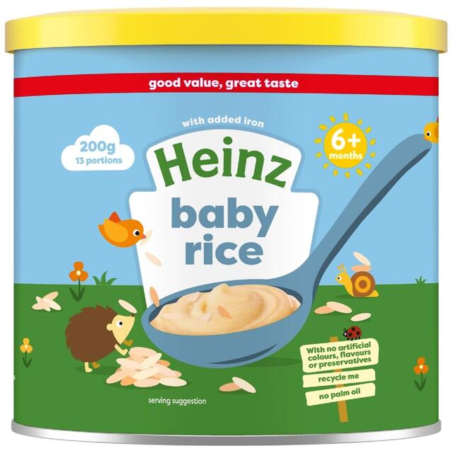 Heinz Baby Rice Porridge Baby Food 6+ Months thumbnail 2
