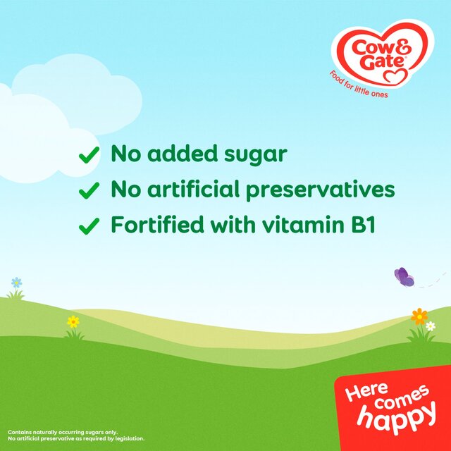 Cow & Gate Banana Wholegrain Porridge Baby Cereal 7+ Months thumbnail 3