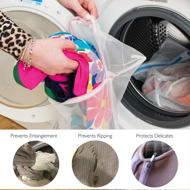 Korbond Laundry Bag Twin Pack 40cmx30cm and 30cmx28cm thumbnail 5